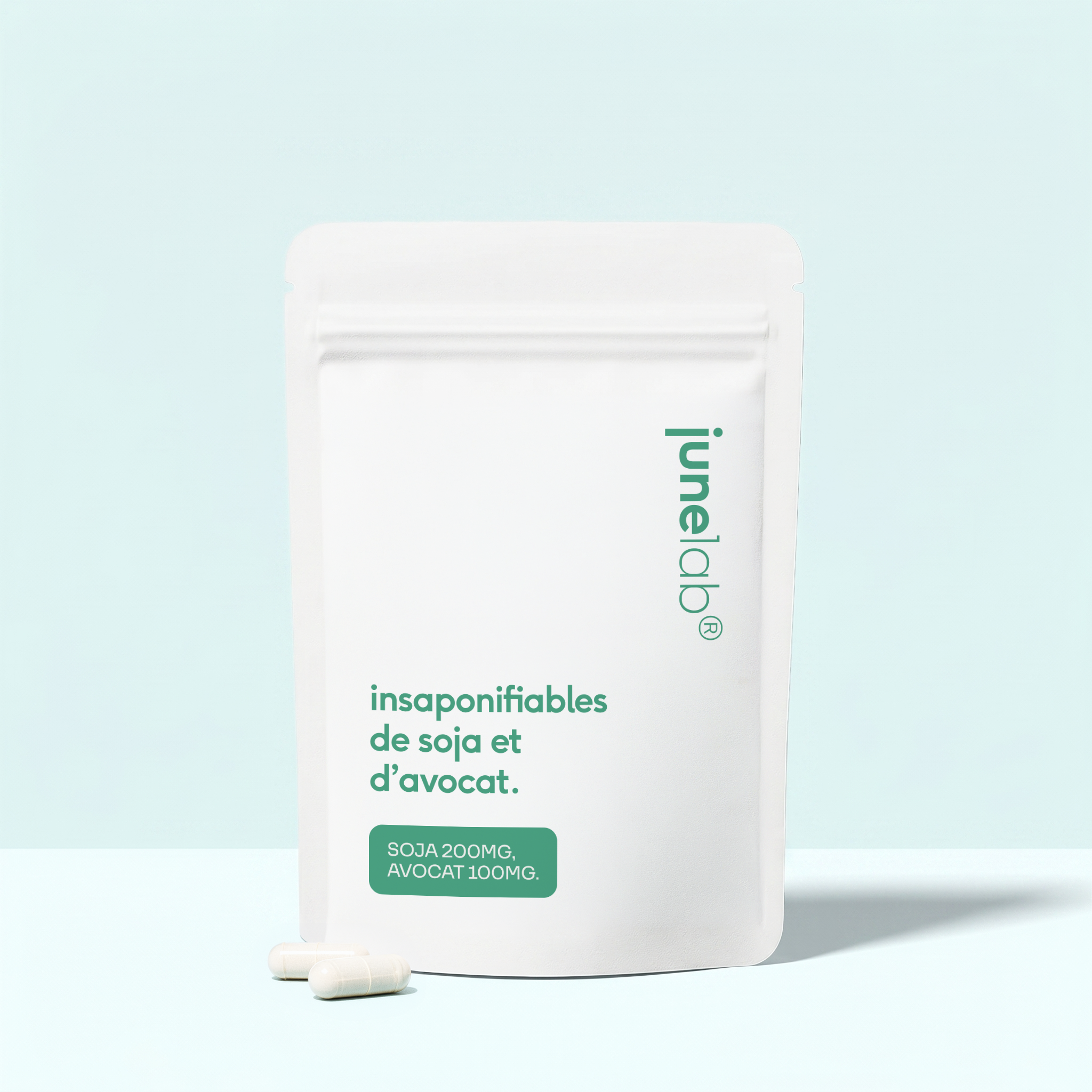 Insaponificables de soja y aguacate